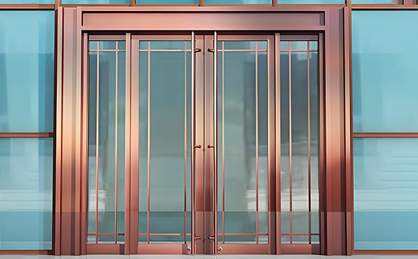 祁连玻璃地弹门